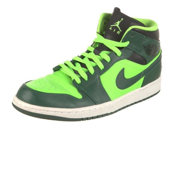 Incredible Hulk Nike Air Jordan’s - sz 10 - Lime Green Hulk - Mids High GorpCore main image 5